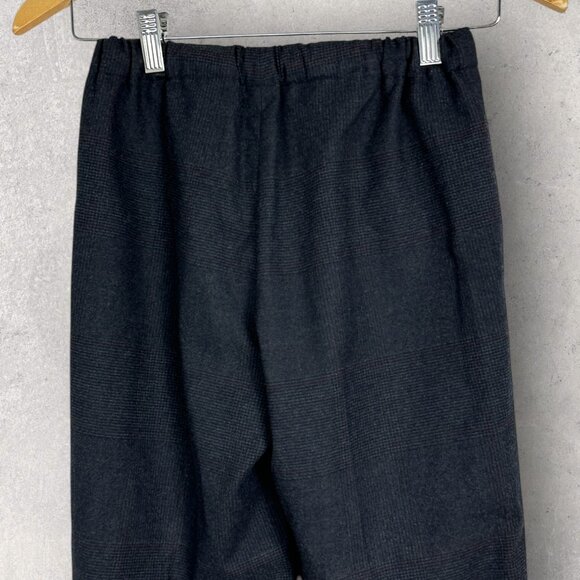 Aritzia The Group Babaton Jimmy Pants Charcoal Grey Plaid Womens Sz XXS Minimal - Picture 8 of 15